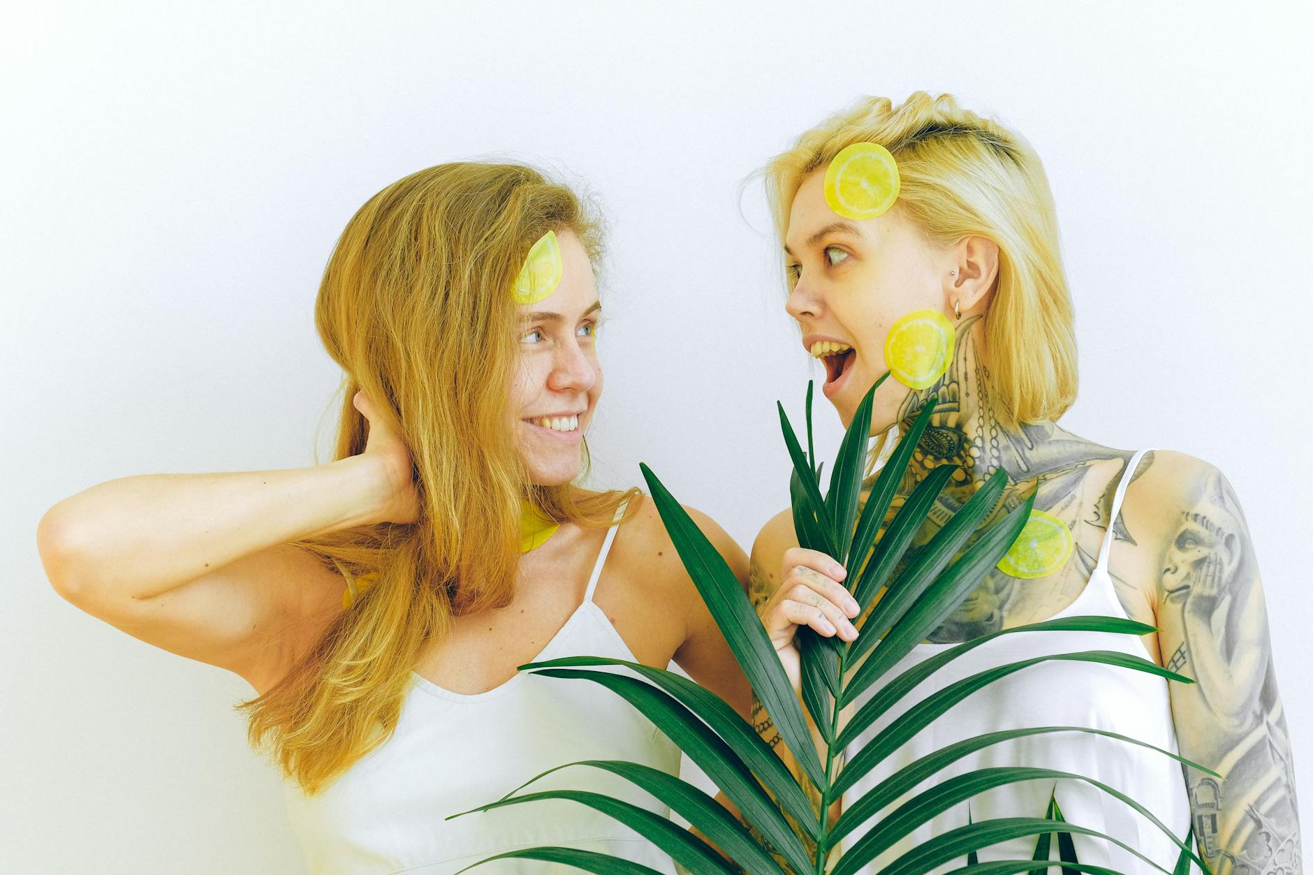 Two people smiling together, expressing joy and connection